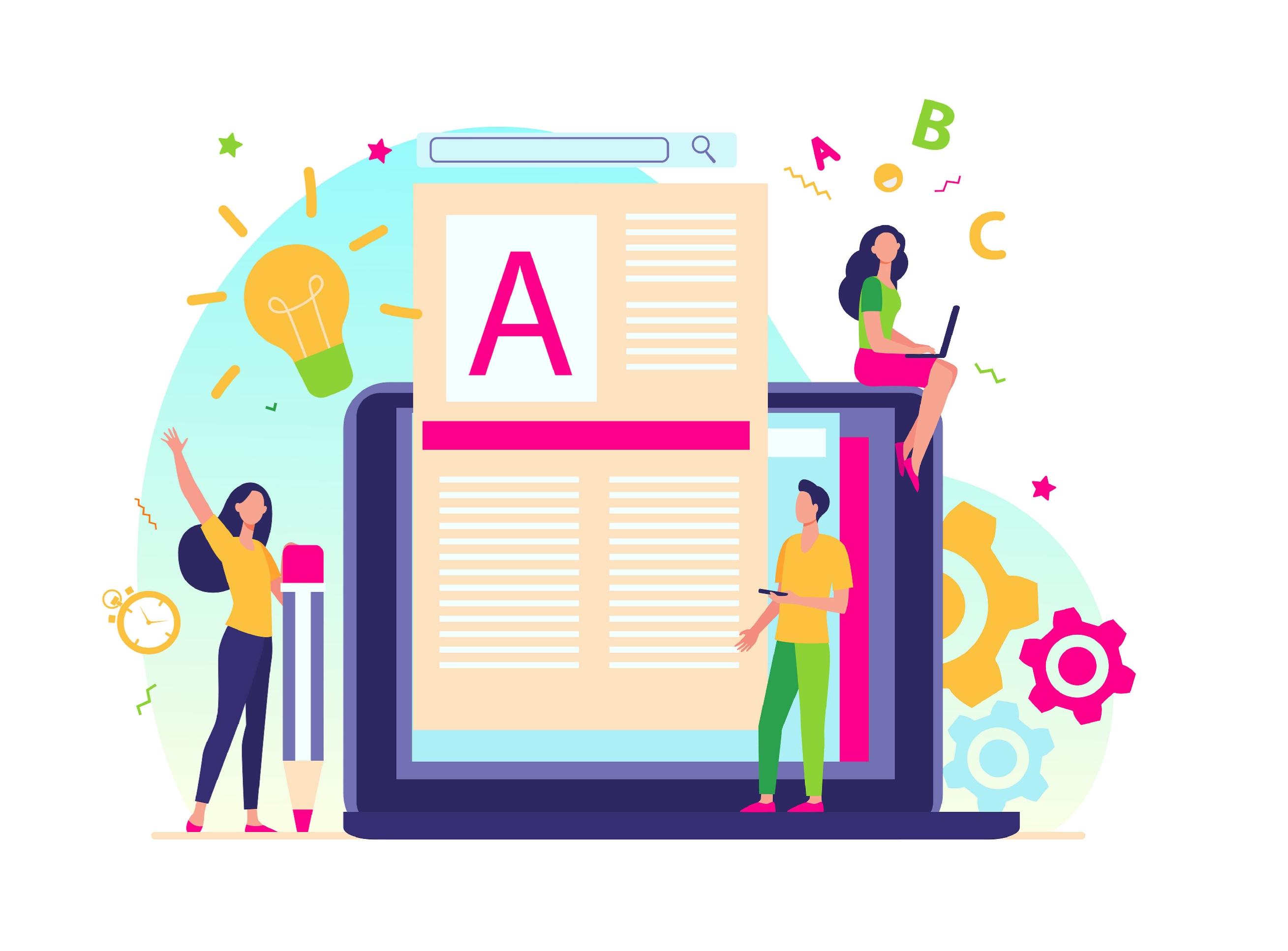 Writing an exclusive article in the fastest time and ...