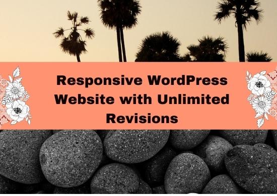 I will make responsive WordPress website design, blo...
