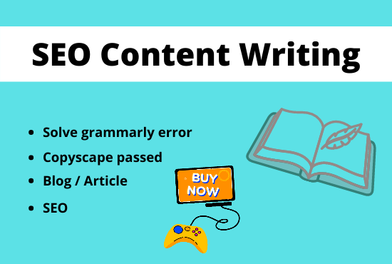 I will write SEO Friendly unique Content/Articles.