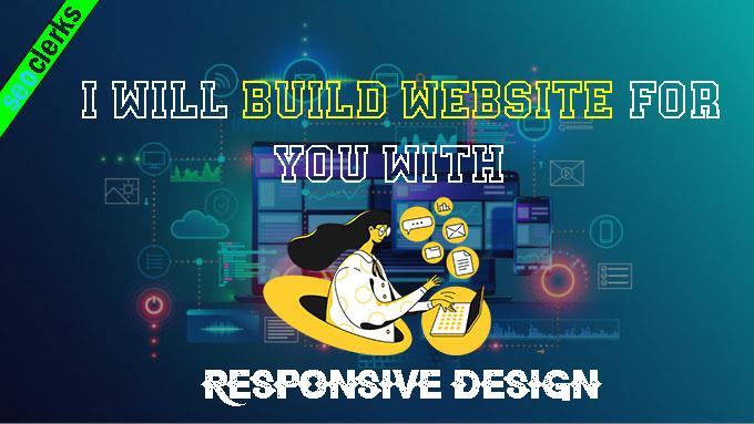 I will do web design and build complete website