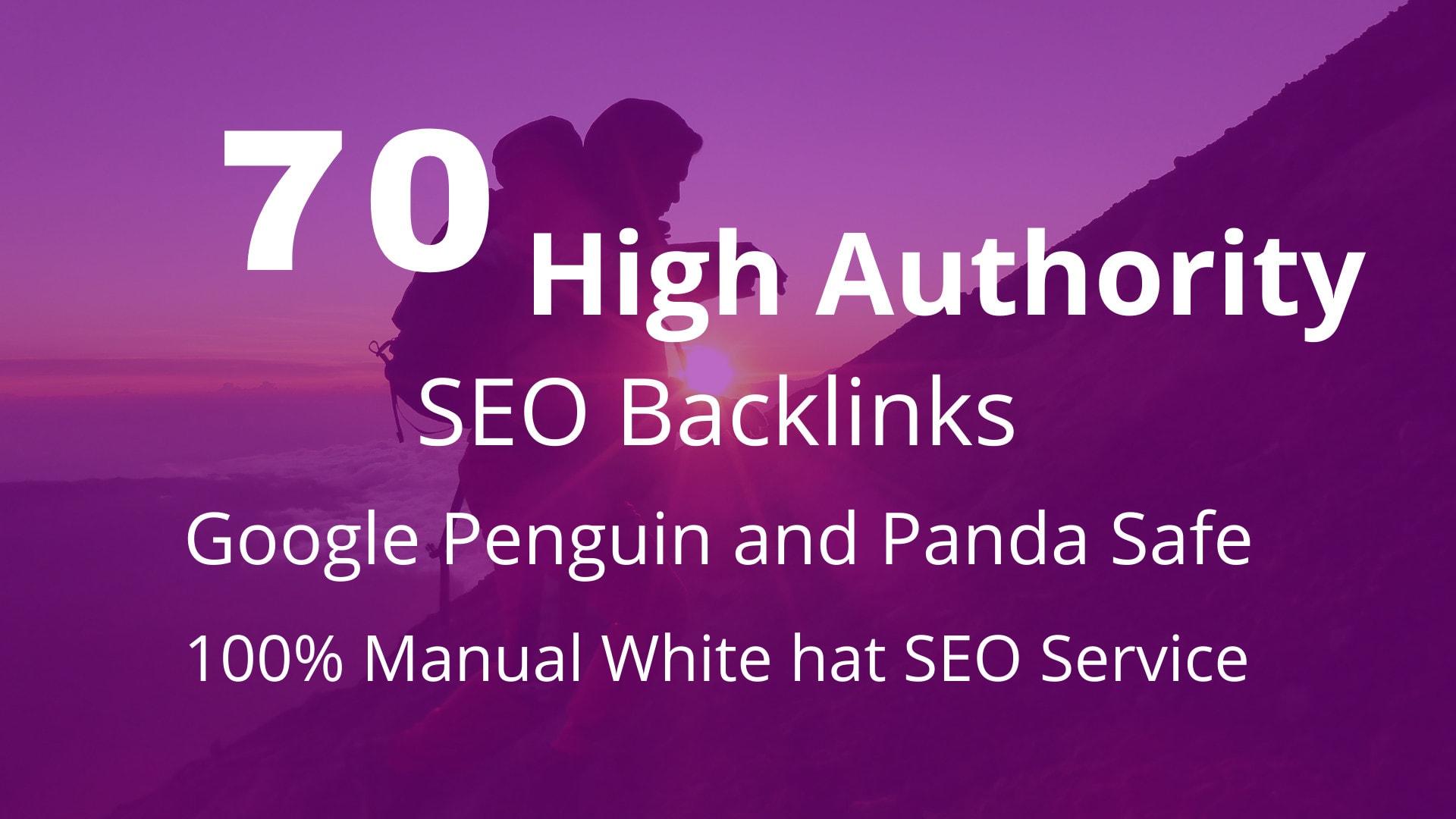 I will create 70 high quality SEO backlinks link buil...