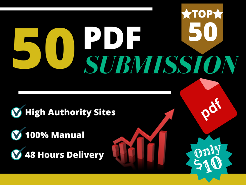 I will do 50 PDF submission on top document sharing s...