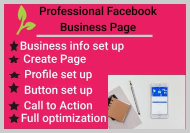 I Will Create Professional And Optimize Facebook Busi...