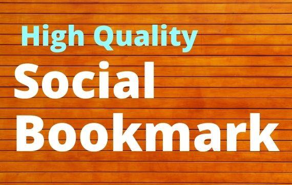 I will do 200 high quality social bookmarks for googl...