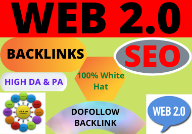 25 WEB 2.0 High Authority Permanent Contextual Backli...