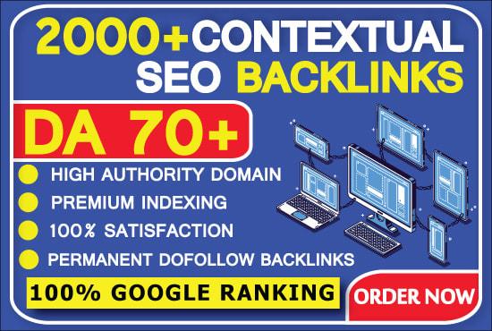 I will create 2000 high quality contextual seo dofoll...