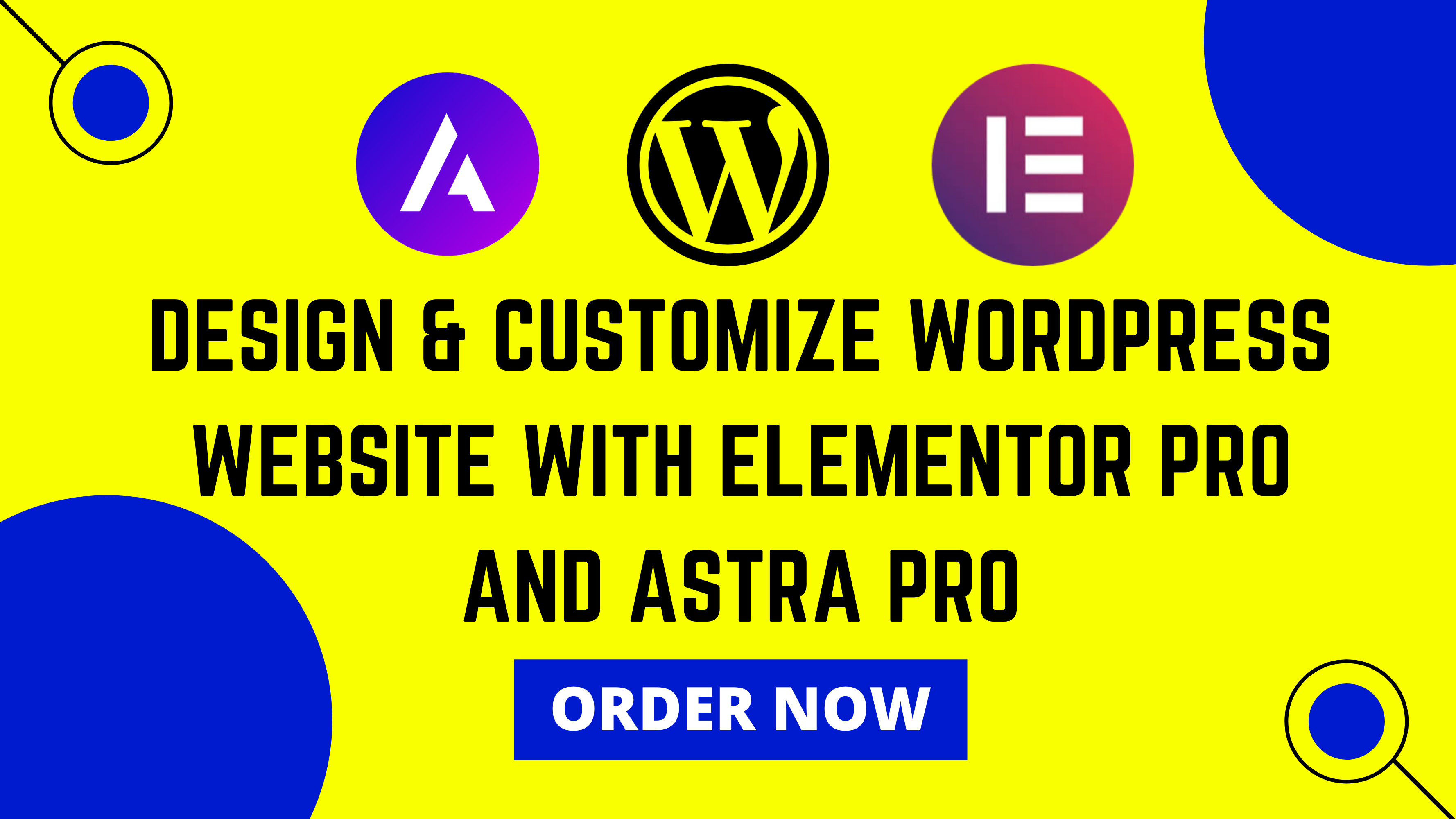 I will design and customize complete wordpress websit...