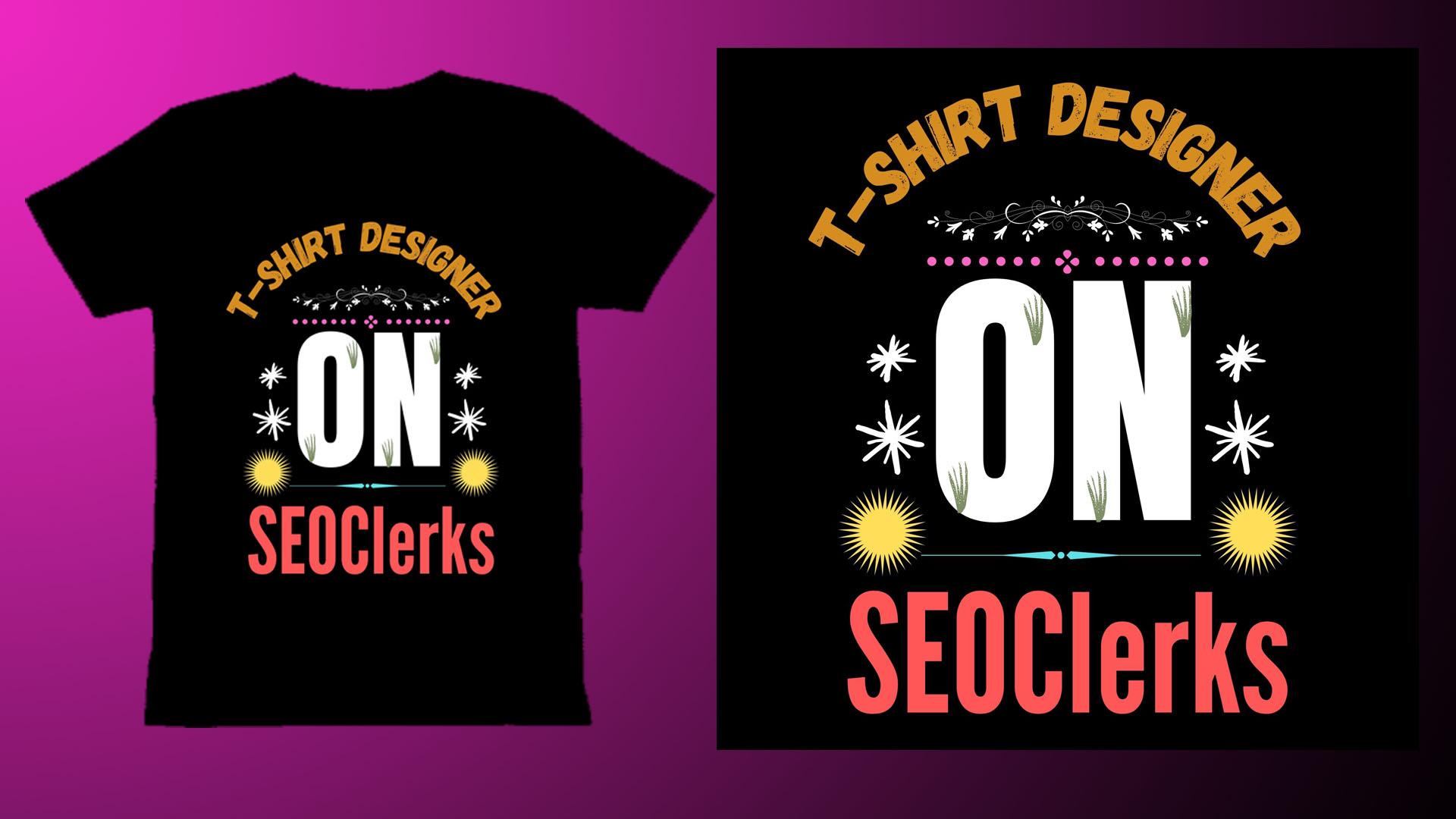 I Will Make A Professional T-Shirt Design For Your Pr...