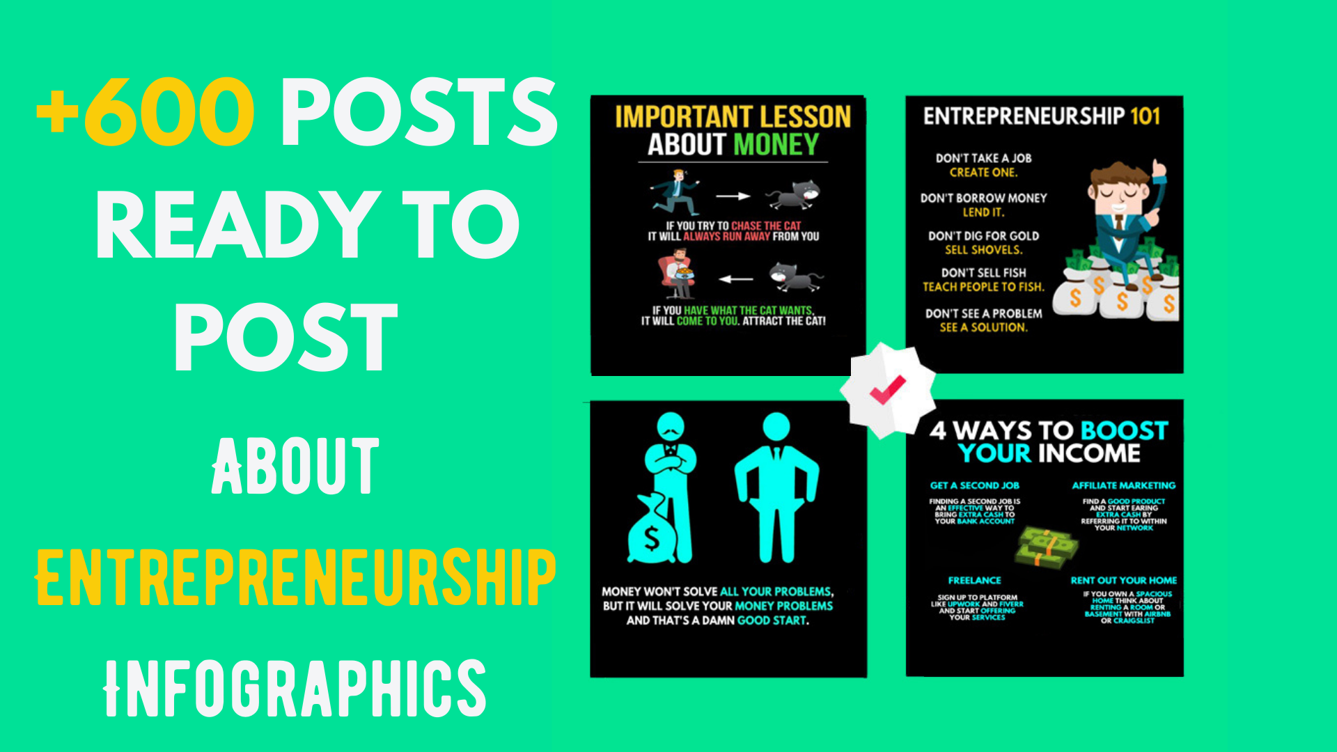 you will get 600 posts instagram ready to post