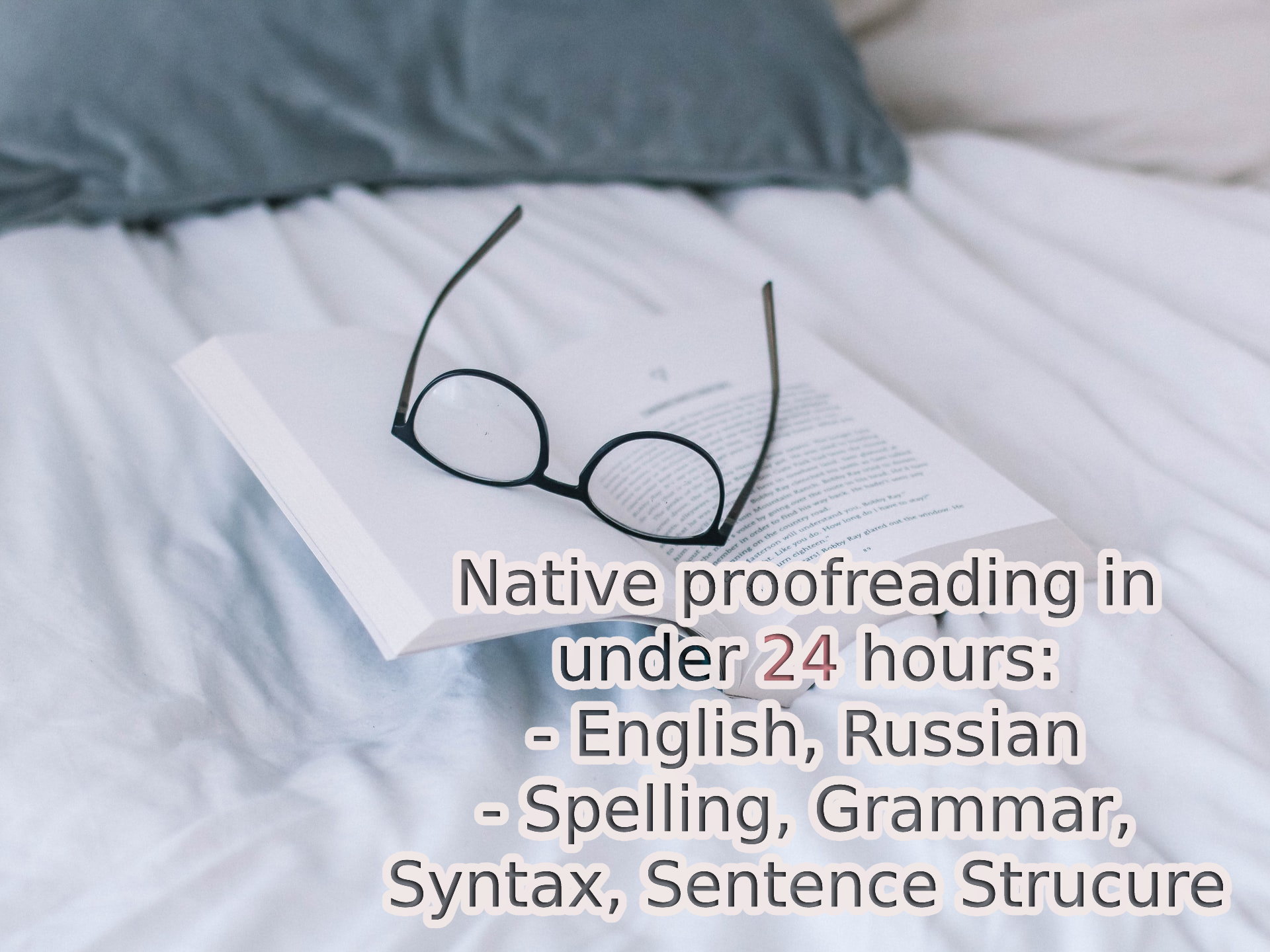 English / Russian Proofreading and Editing in under 2...