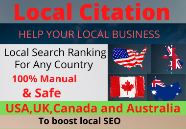 I will do 20 live local citation and directory submis...