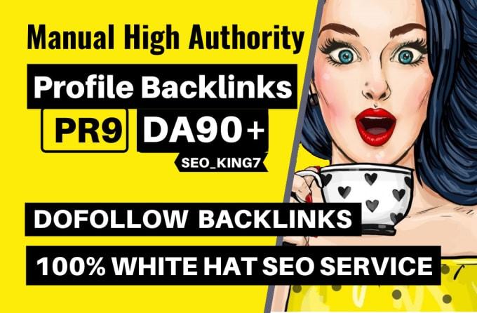 I will create 100 manual high quality profile backlin...
