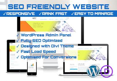 Create SEO Optimized Responsive Website to Rank Fast