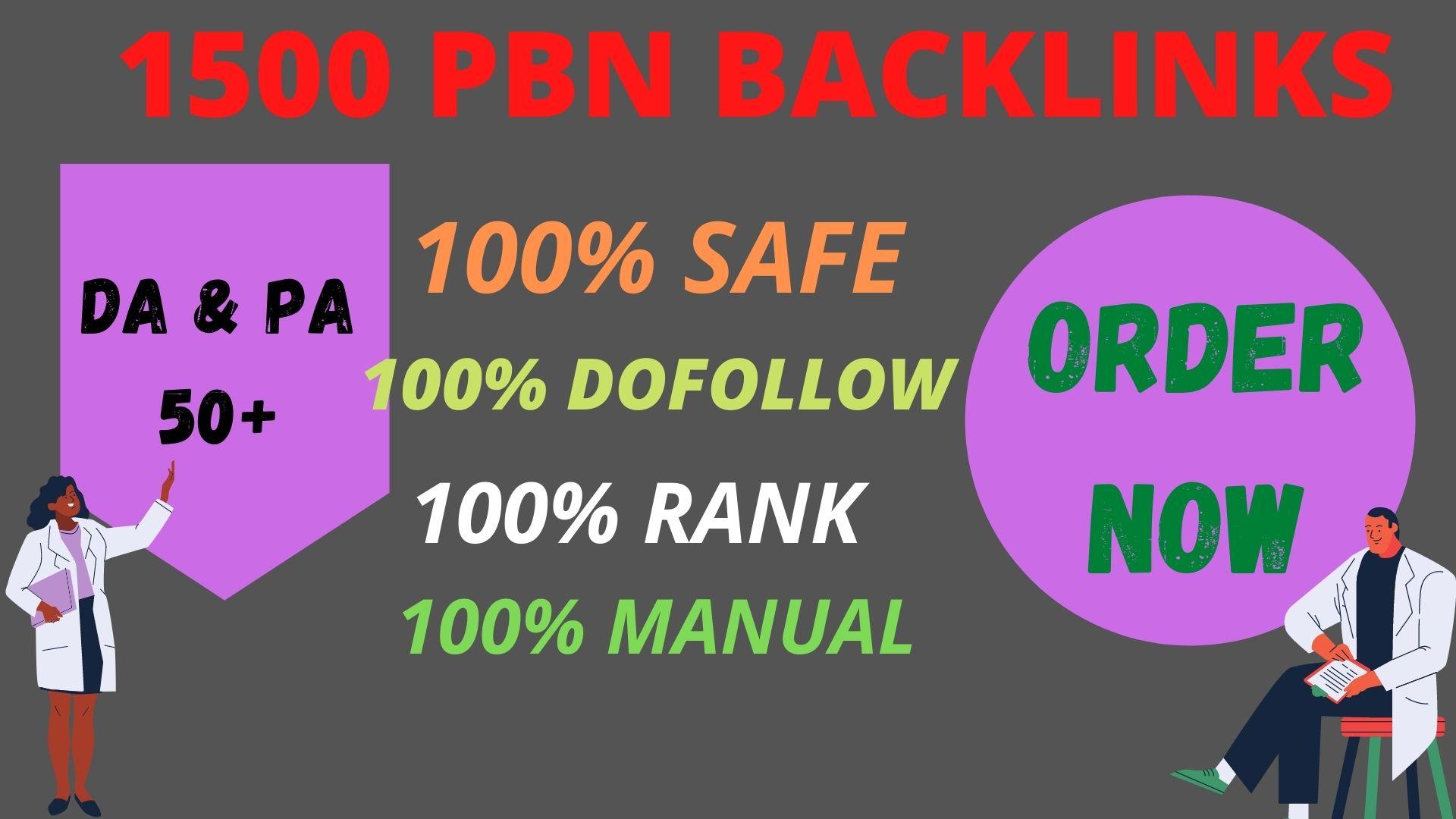 GET 1500+ High PBN Backlink Rank your Google site. We...