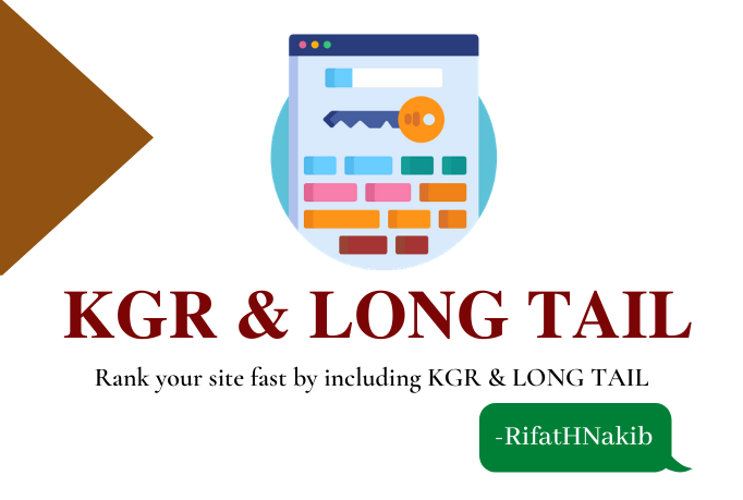 I will provide kgr keyword and long tail seo keyword ...