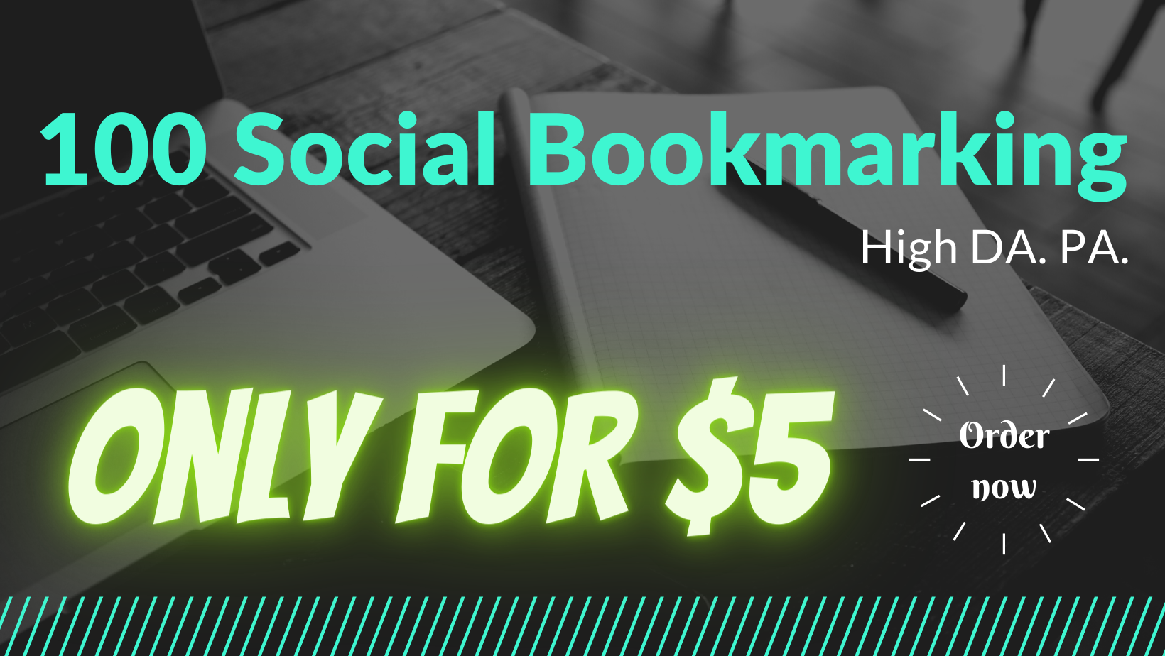 I will create best quality 100 bookmarks on social si...