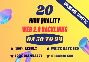 20+ Permanent PBN Backlinks Web2.0 With High TF CF DA...