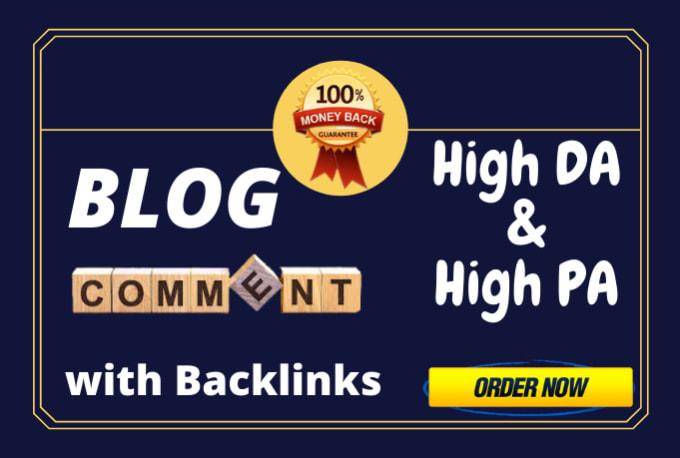 I will create 100 blog comments backlinks