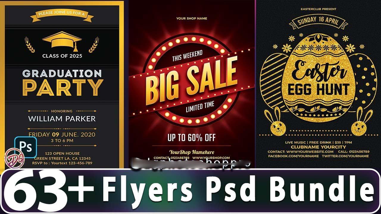 I will provide unique and professional 63 Flyer Desig...
