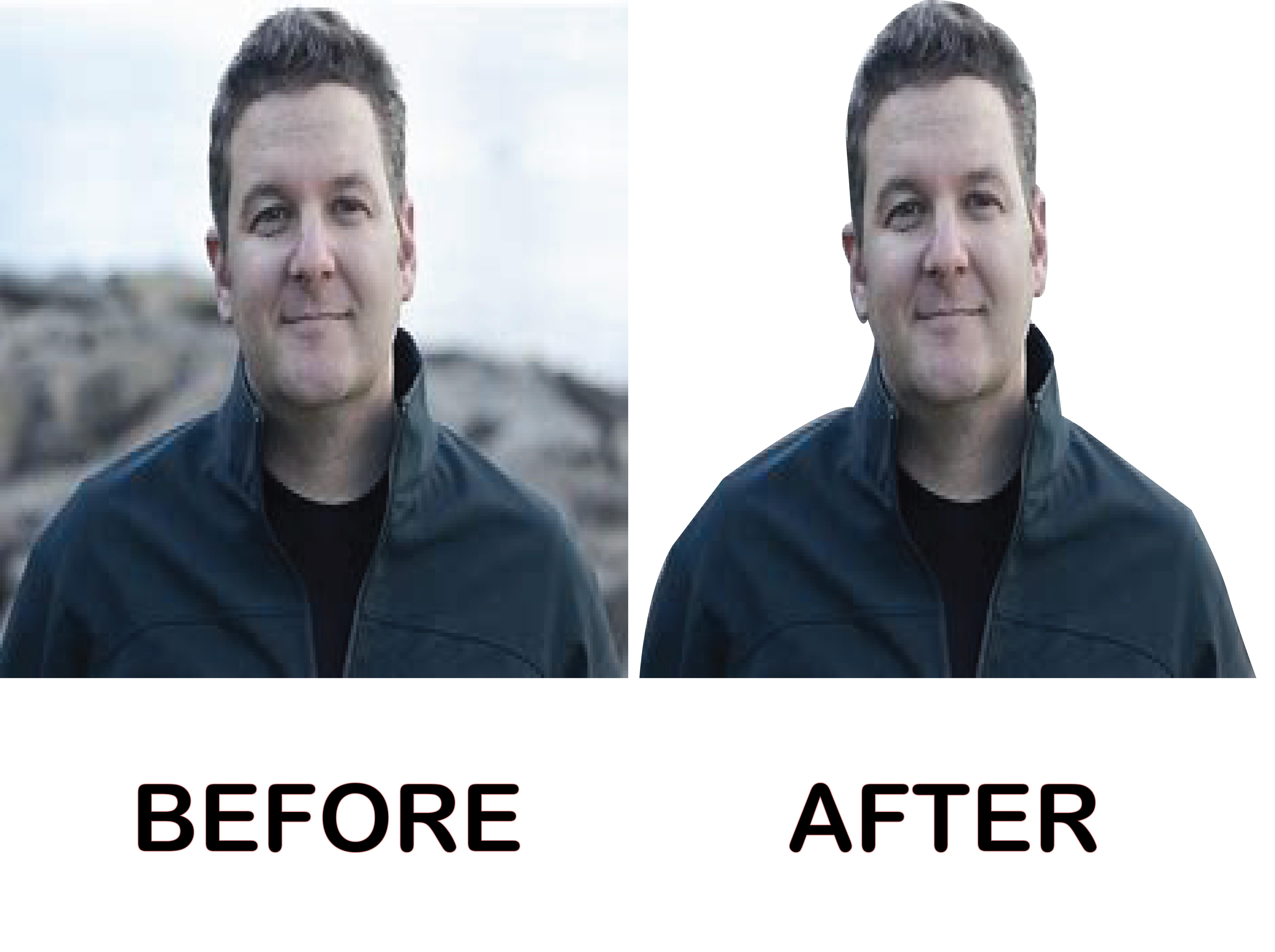 I will remove the background image within 1 hour.