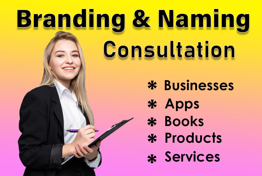 will brainstorm brand names business names domains an...