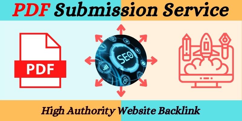 I will do PDF submission on top 50 high DA sites