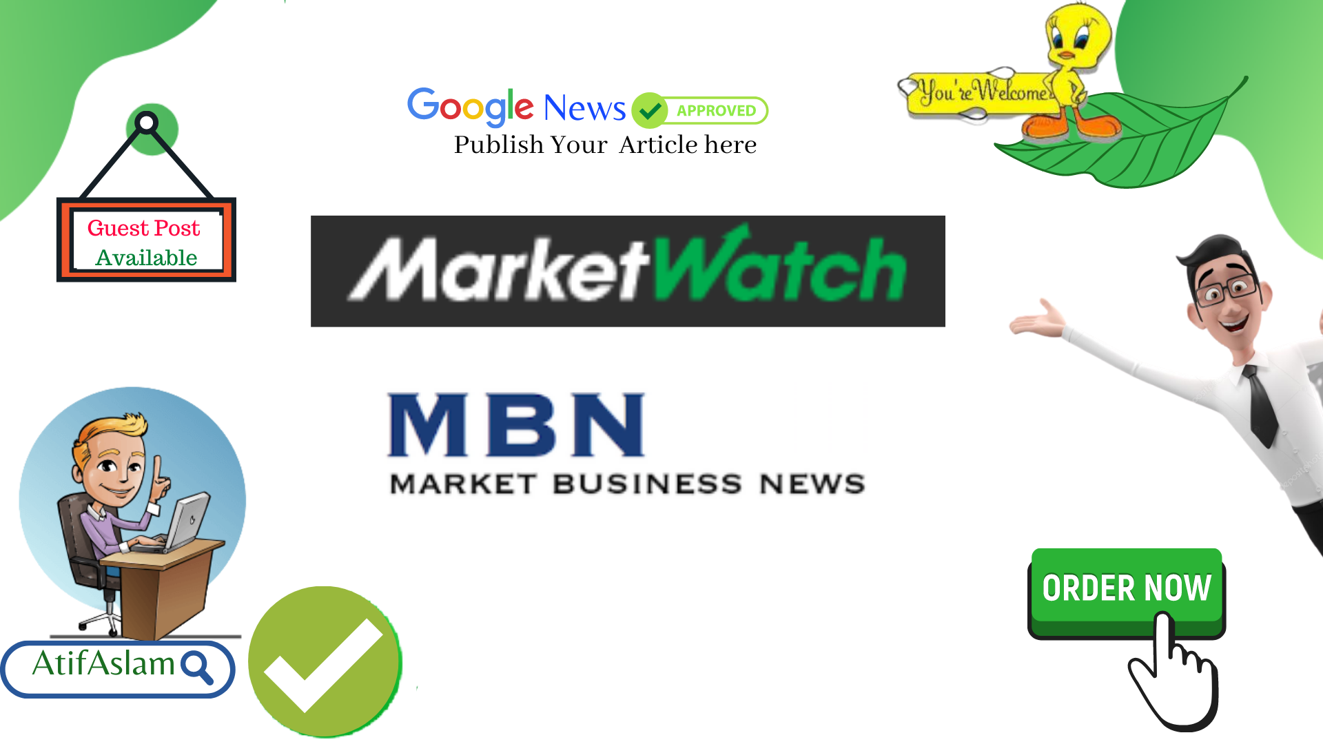 I will Publish Your Article on Marketwatch