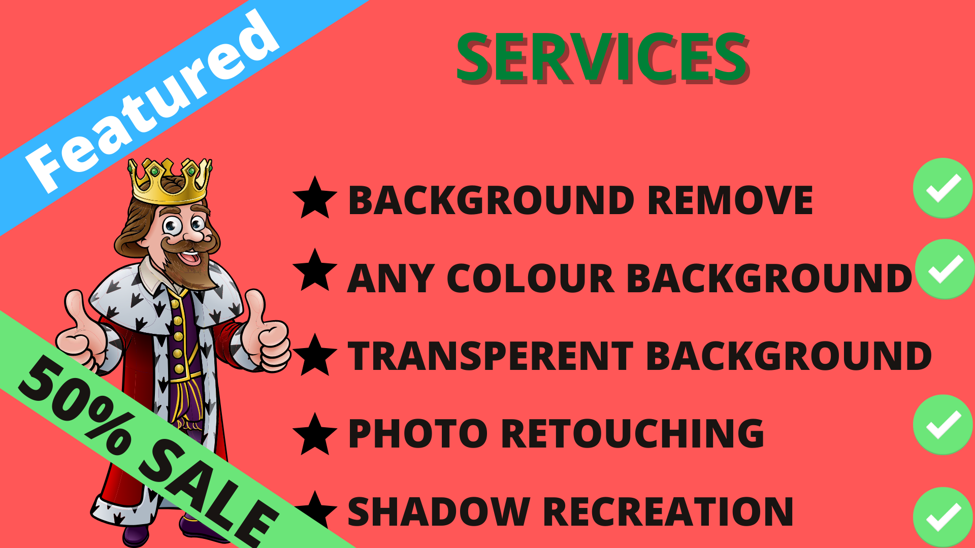 I will do fast delivery 5 photo background remove fro...