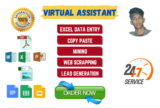 I will be your virtual assistant for 10 pages of file...