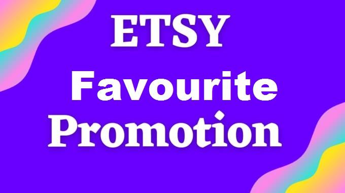 Etsy Shop Favourites Promotion Store Hearts Promote p...