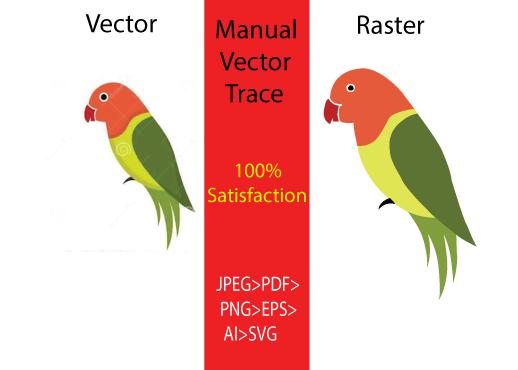 i will do vector trace earlier & redraw recreate ...