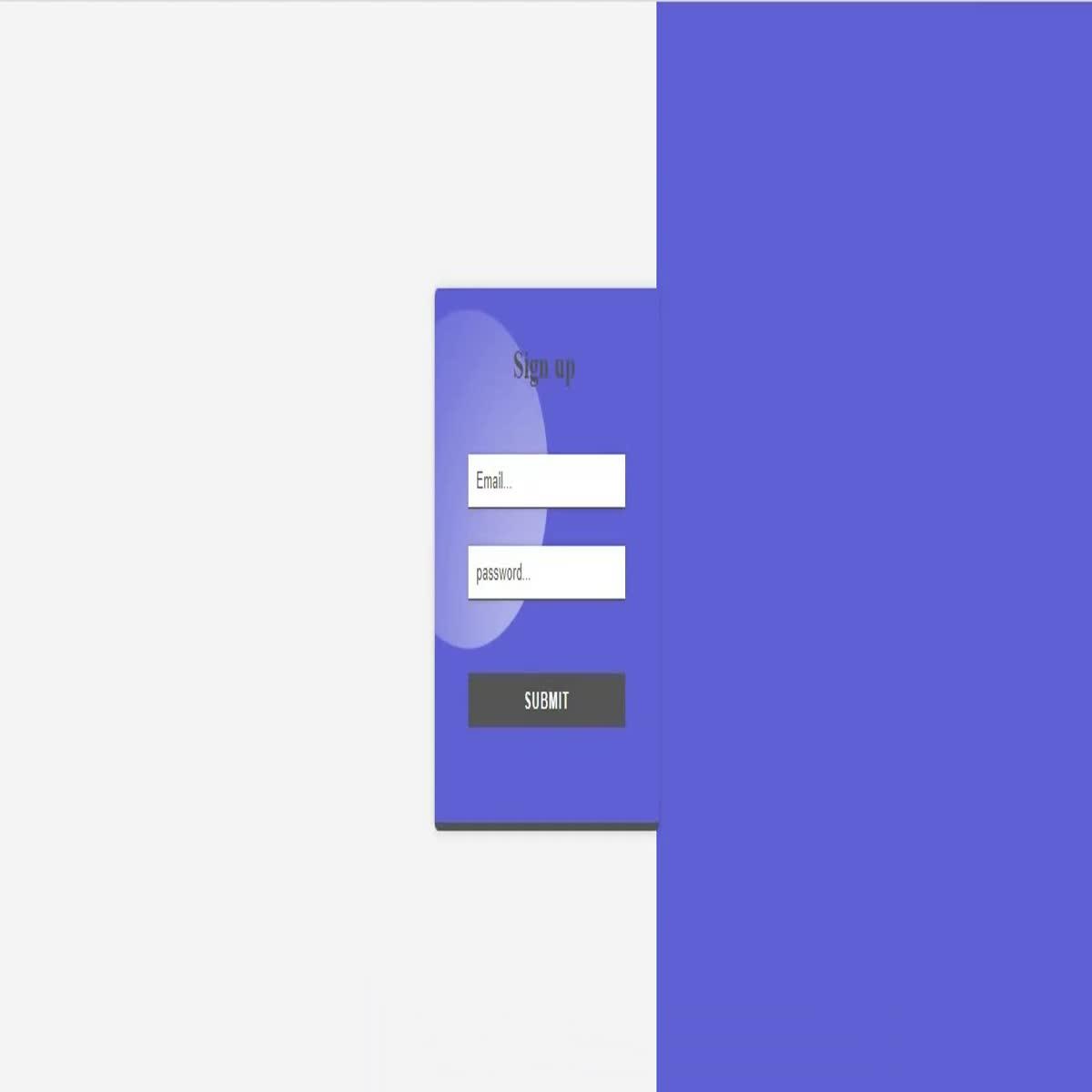html Multi background Color Form Template