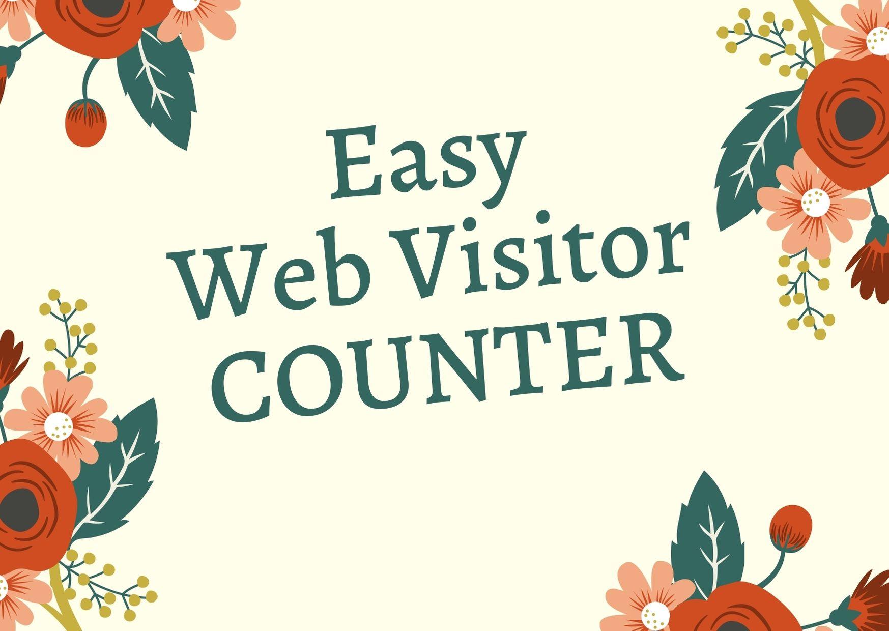 Web Visitor Counter - Discover Exactly how many peopl...