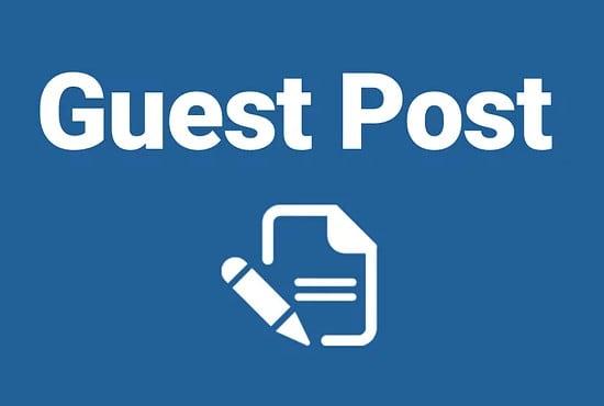Guest post with dofollow backlink in thematic blogs