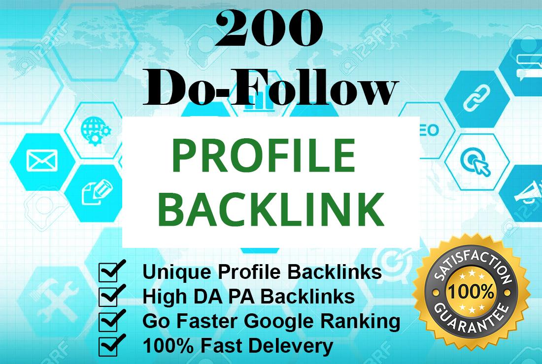 I will create 200 social media profiles backlink for ...