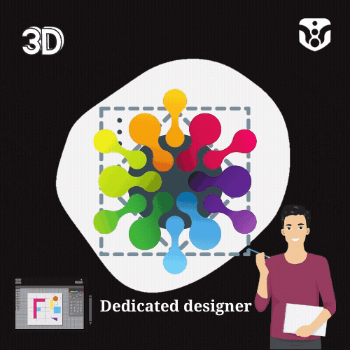 Premium Logo design Dedicated graphics person for com...