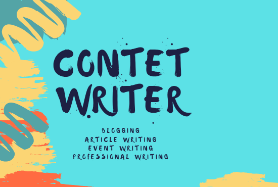 I will write SEO friendly content for blogs, website...