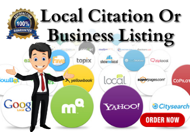 I will do local citations SEO or business listing for...
