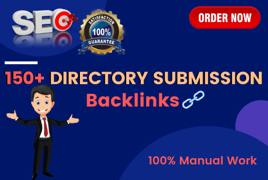 I will Provide 150+ Manually Directory Submission Bac...