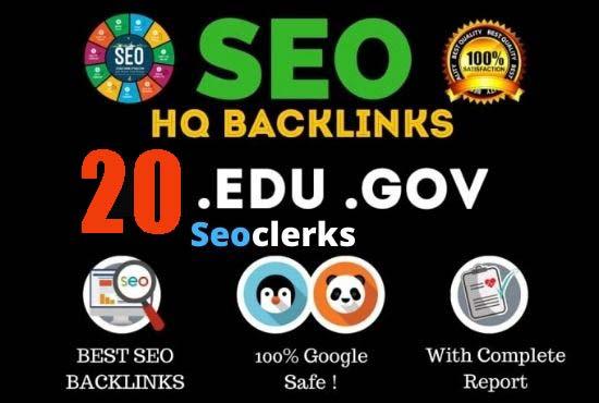 Create 20+ US Based Authority. edu. gov Links for Inc...