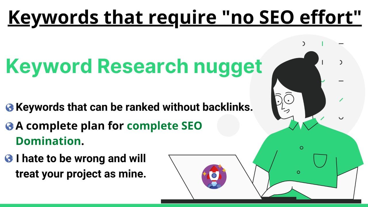 I will do deep keyword research and create a smart SE...
