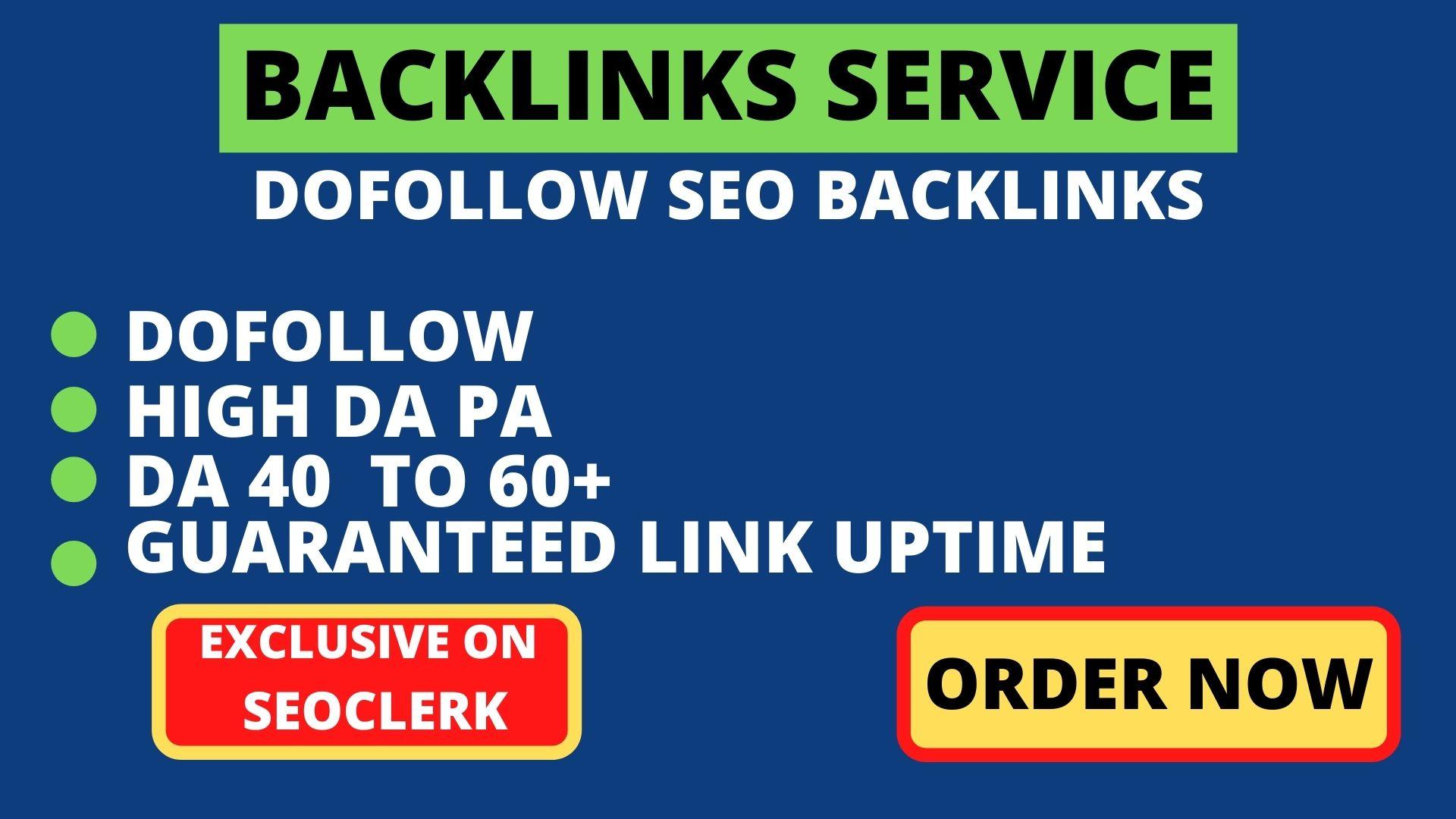 Build 25+ Backlink with high DA PA with Unique websit...