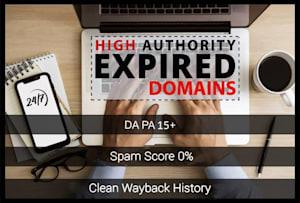 I will do high authority expired domain research with...