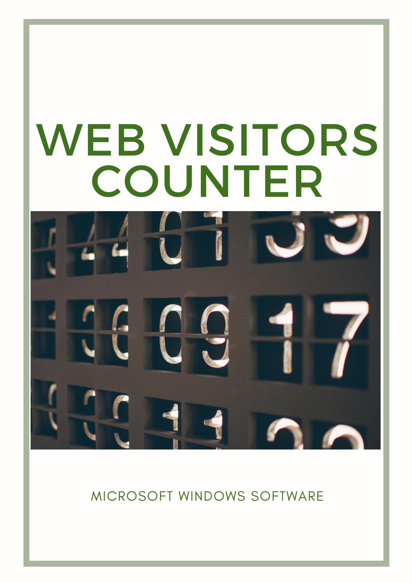 Easy web visitor counter for your website