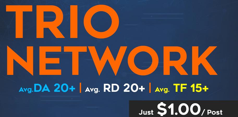 TRIO Links - The Real SERP Booster - Rank your site n...