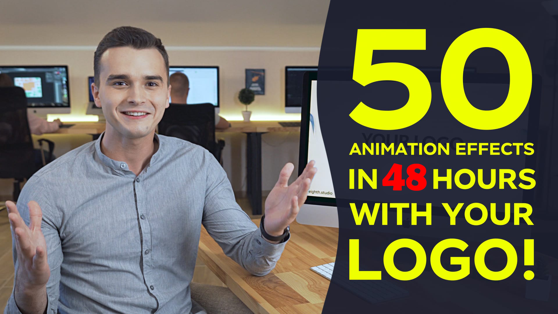 Get 50 Animation Videos With Your Logo FULL HD