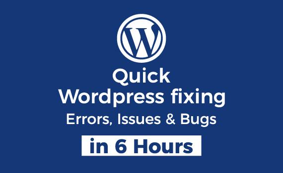 I will fix any kind of Wordpress website error, issu...