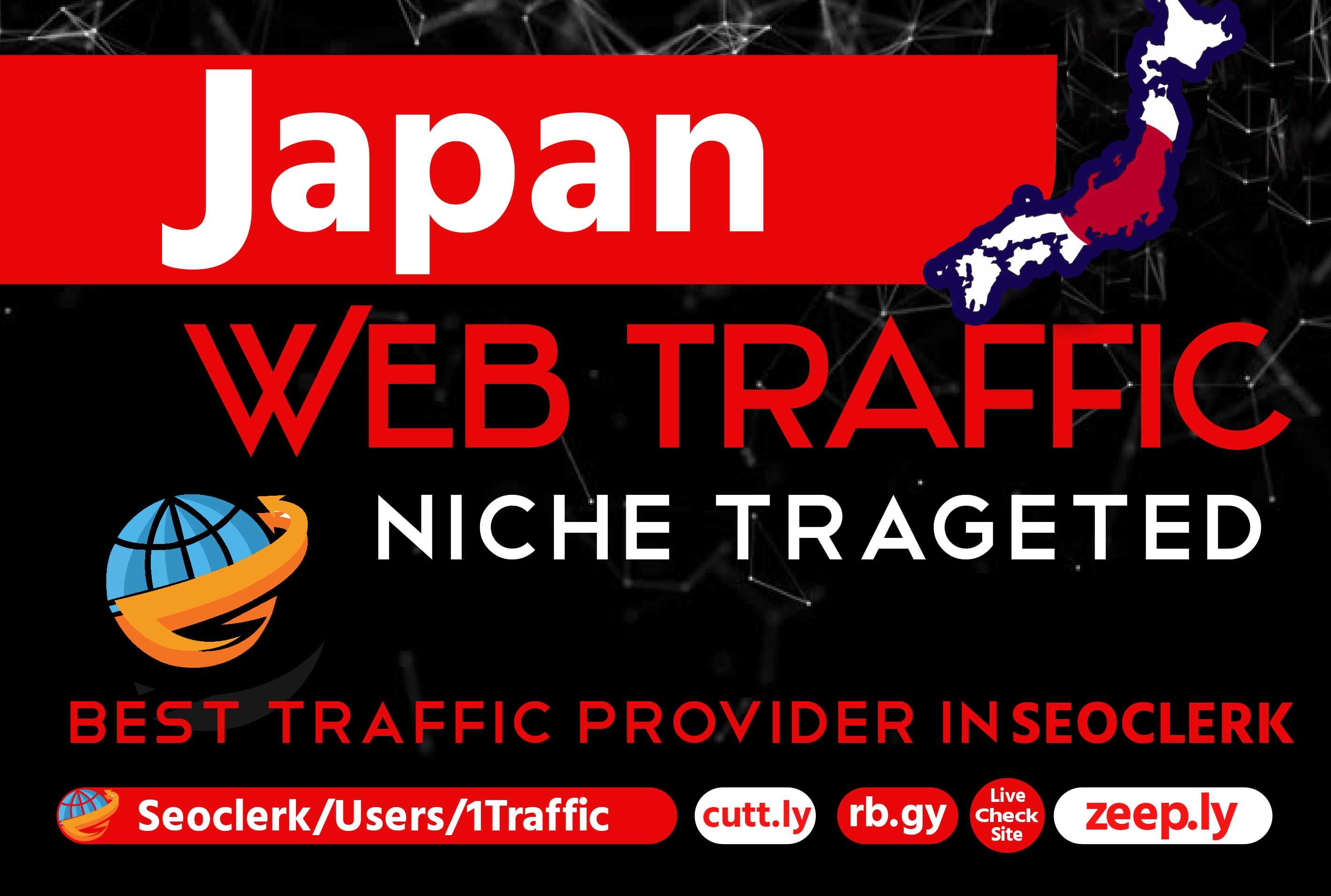 Organic Japan 1000 real Send Website traffic for your...