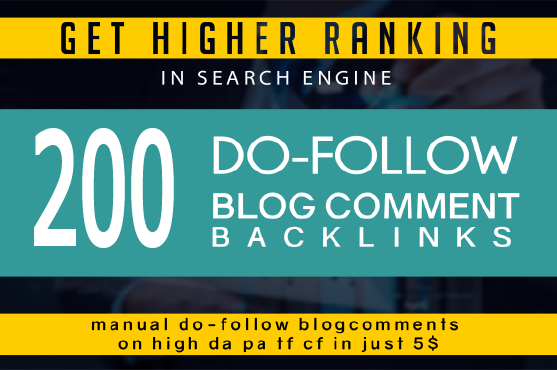I will provide 200 high quality dofollow blog comment...