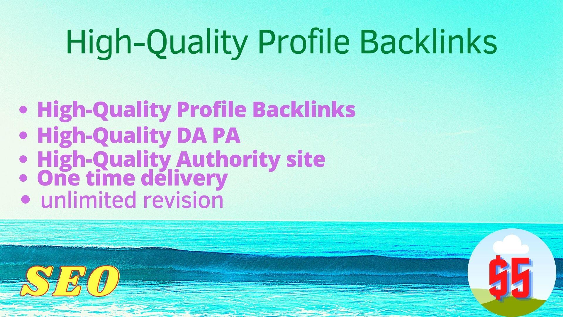 I will do create 100 high-authority SEO backlinks fro...